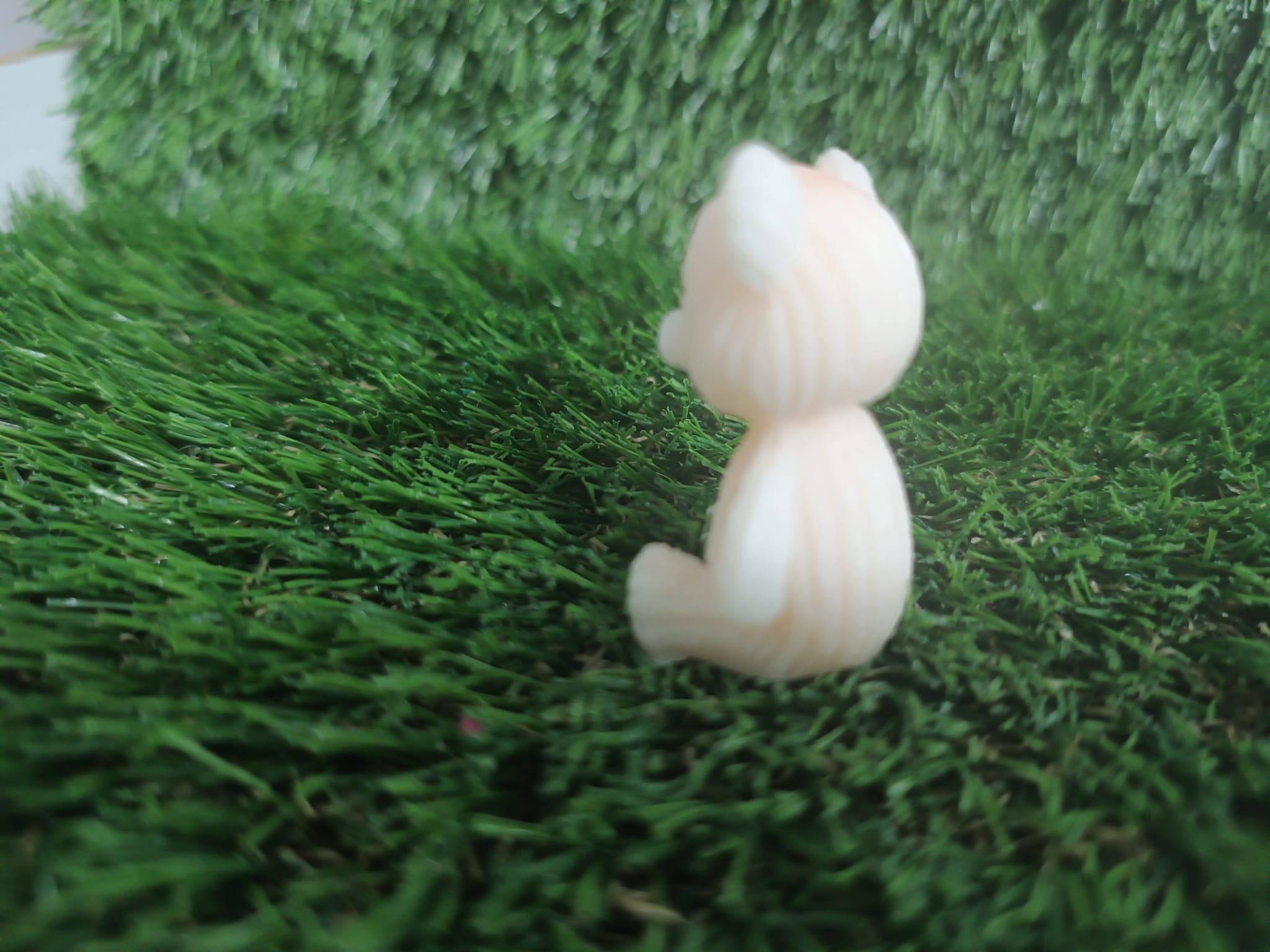 Jabón natural de glicerina con forma de oso